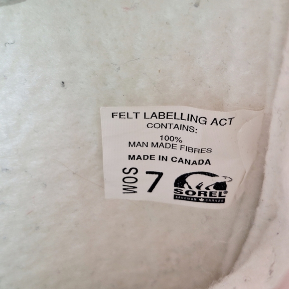 Vintage Sorel‎ Women Tall Freestyle Nylon Rubber Winter Lined Snow Boots Size 7 - Picture 13 of 16